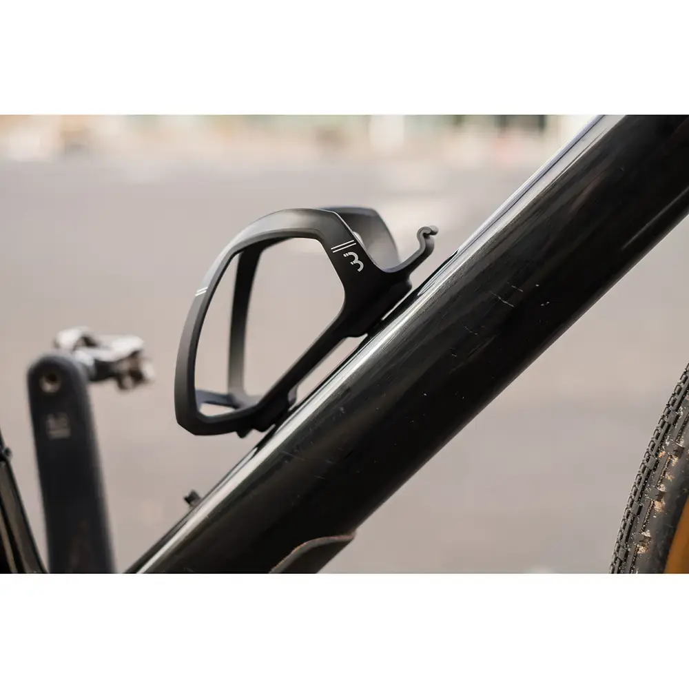 BBB Cycling FlexCage Bidonhouder Mat Zwart/Zwart