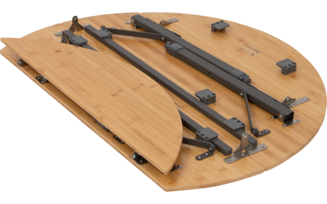 Bo-Camp Campingtisch Urban Outdoor Poundbury Bambus rund 90 cm 3-fach höhenverstellbar