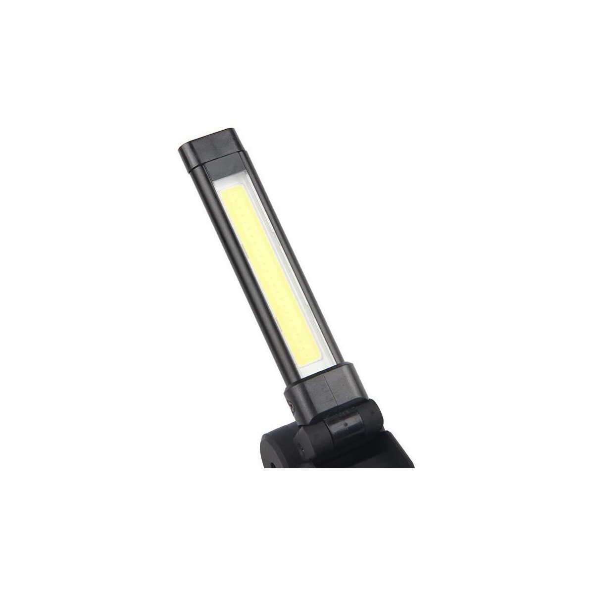 Oppladbar lommelykt 2000mAh, svart