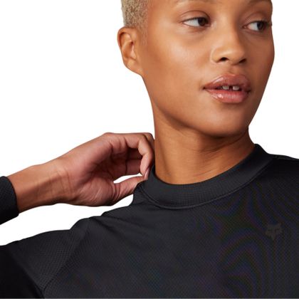 Maillot Technique Fox TECBASE FIRE LS - Noir