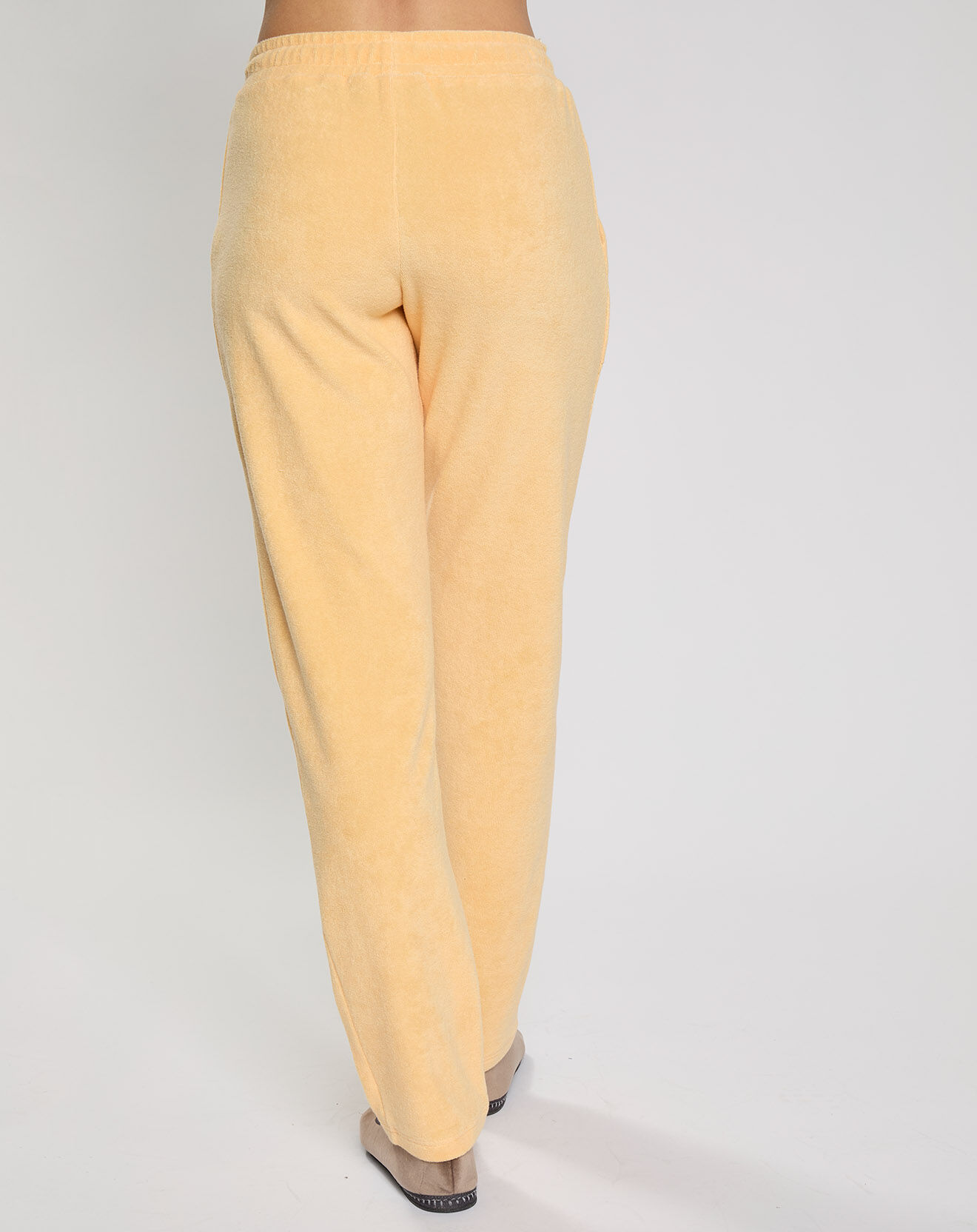 Le Chat Pantalon en bouclette éponge Cassandre jaune