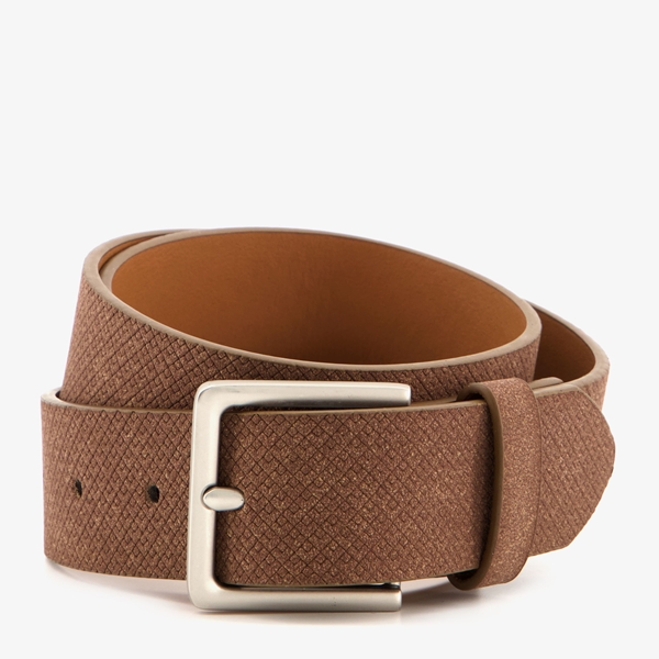 Heren riem cognac