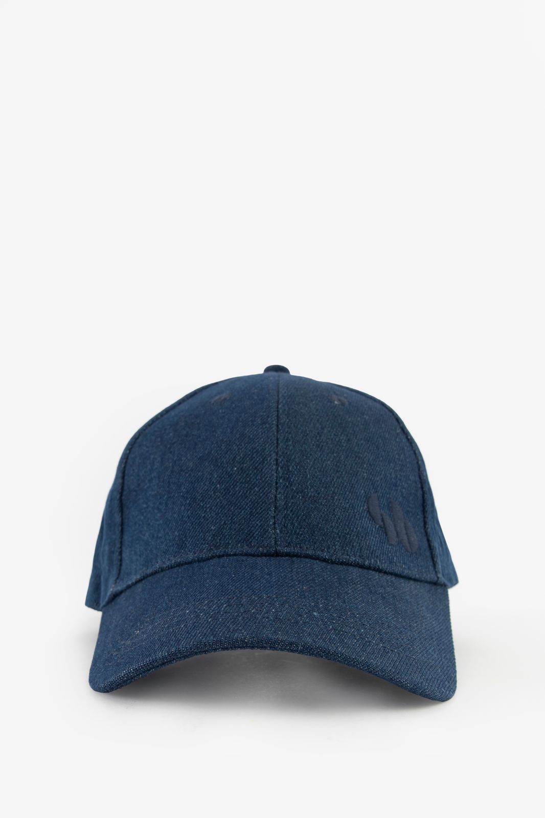 Blauwe denim pet