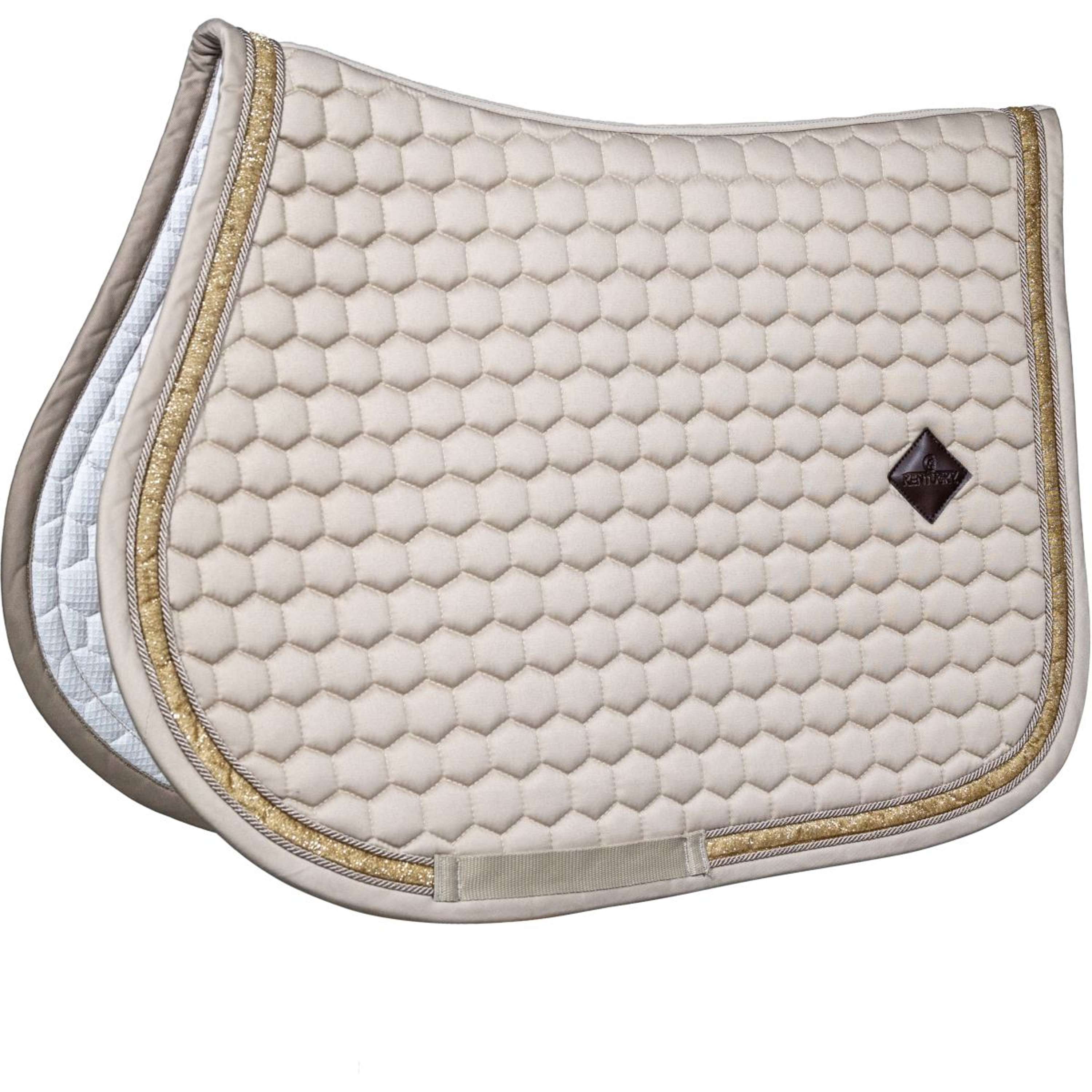 Kentucky Zadeldekje Glitter Springen Beige
