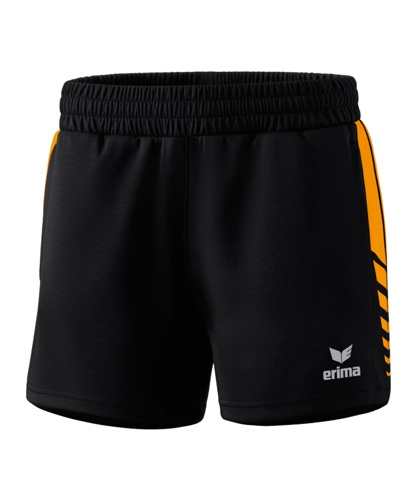 Erima Six Wings Worker Short Damen Schwarz Orange
