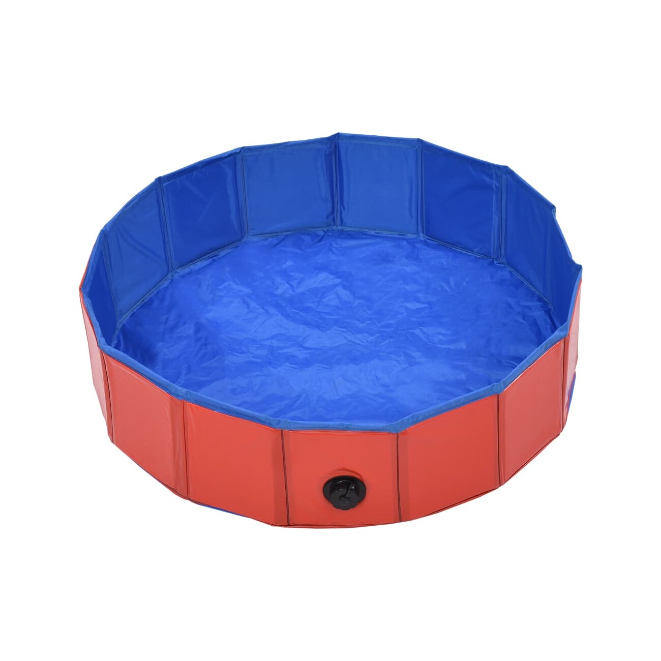 VidaXL Hunde-Pool rot 80 cm, 20 cm