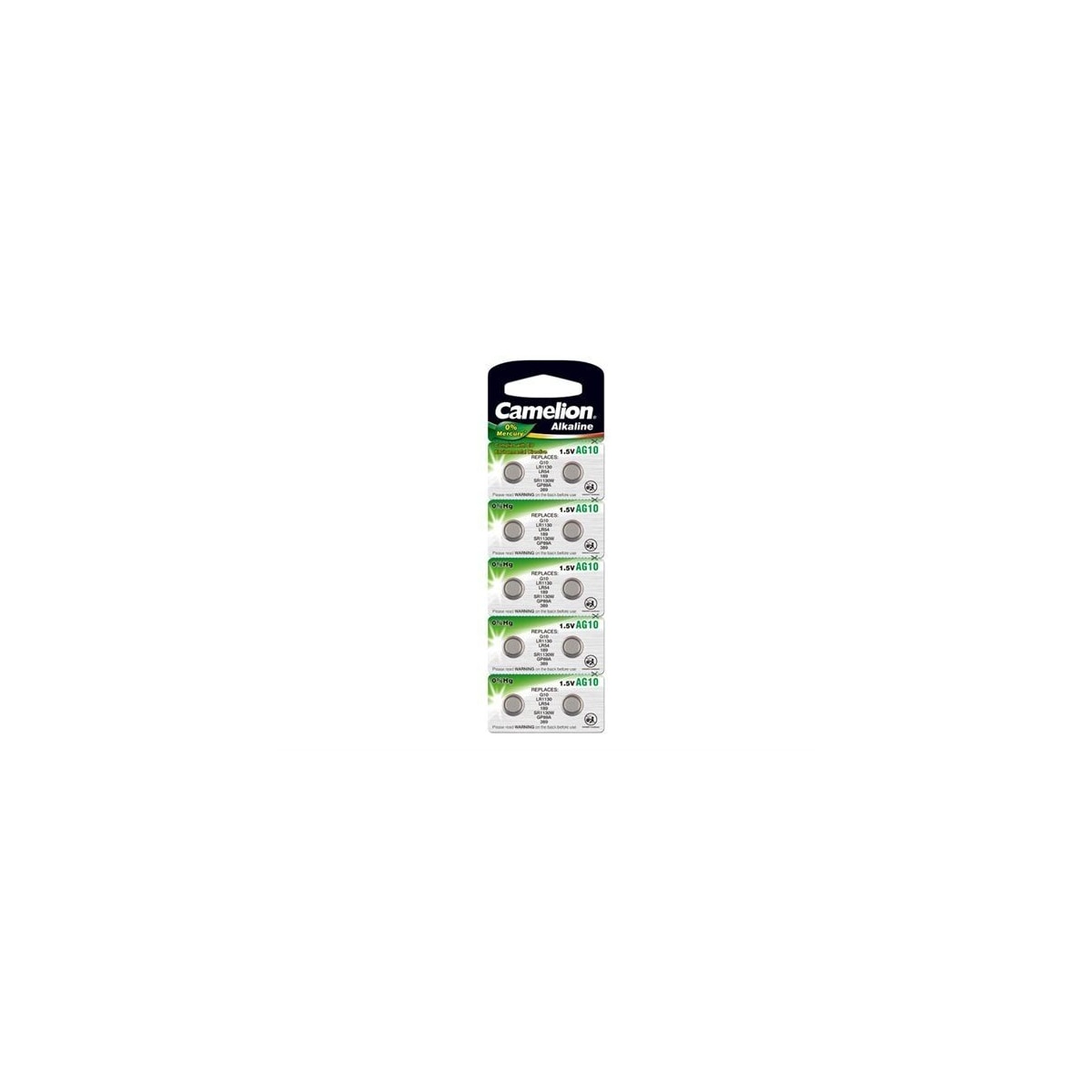 Camelion Knappcelle Batterier AG10 / SR54 / LR54 - 10 pk