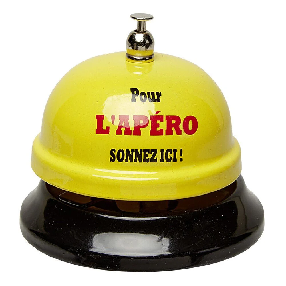 Sonnette de réception avec message humoristique