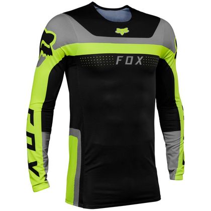 Maillot cross Fox FLEXAIR EFEKT 2024 - Jaune / Noir