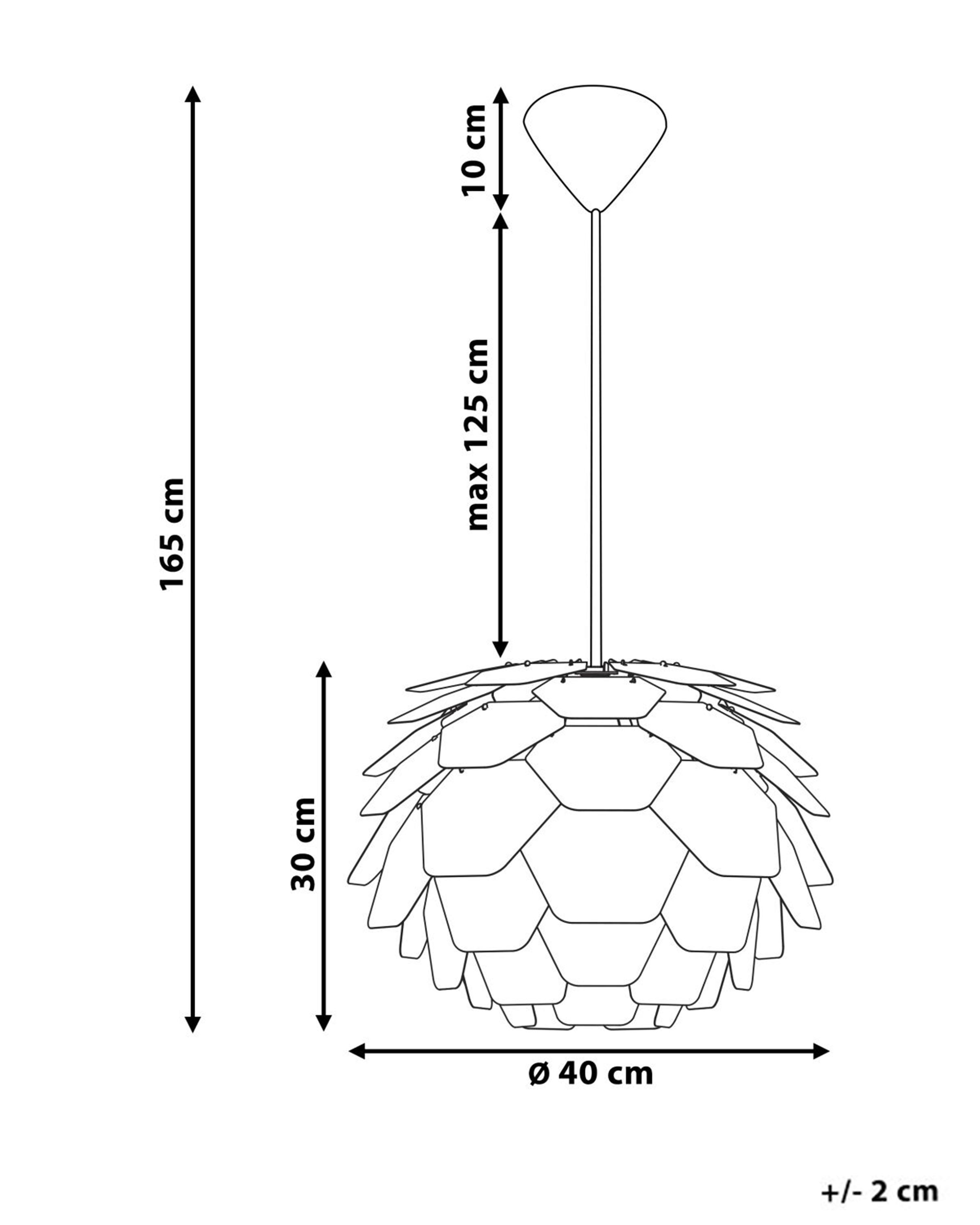 Hanglamp SEGRE S Grijs