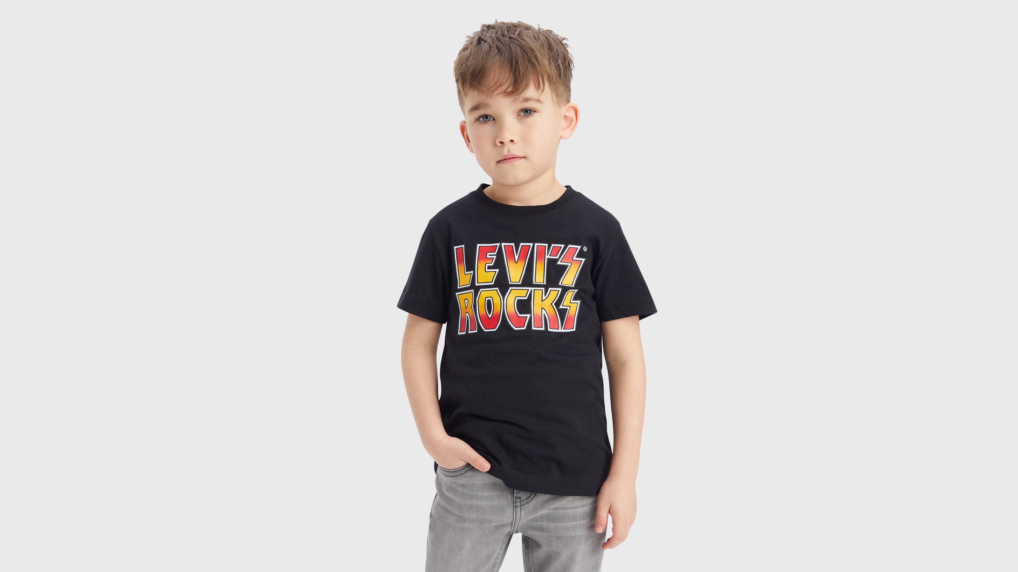 T-shirt Rocks - Black - Noir