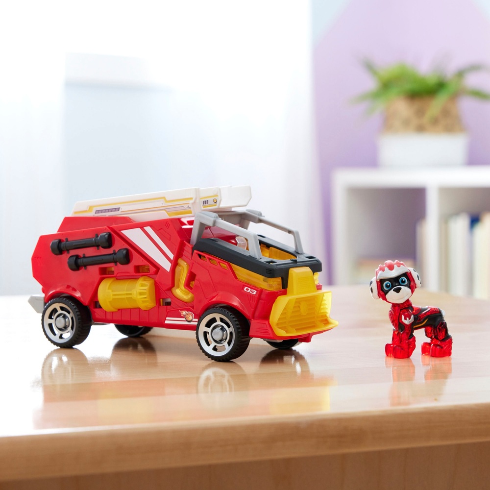 PAW Patrol: Der mächtige Film Marshalls mächtiges Film-Feuerwehrauto-Spielzeug