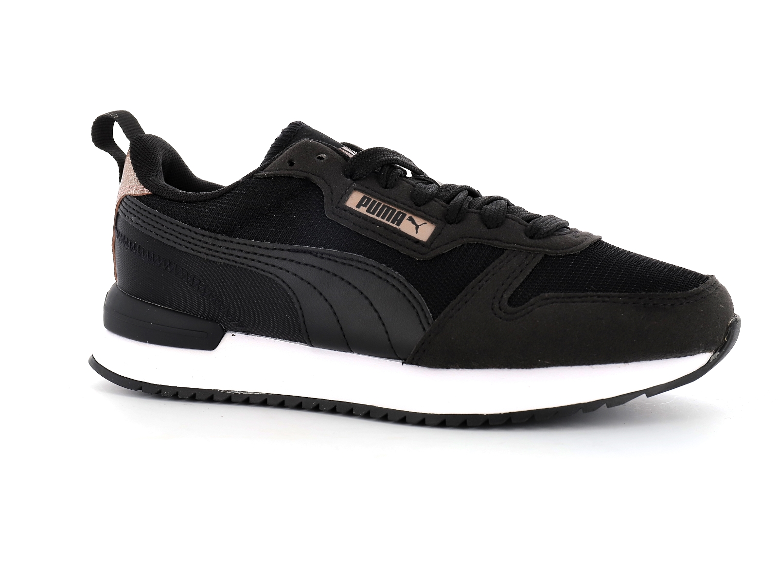 Puma-383931 Matières combinées Noir Rose