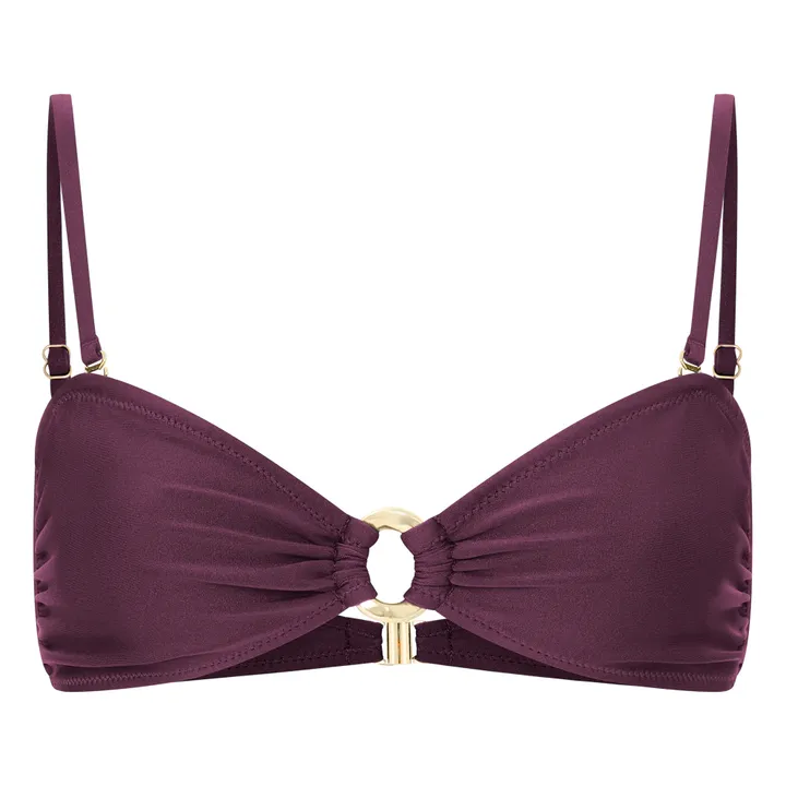 Alma Deia Maillot de bain bustier | Aubergine