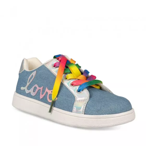 Baskets BLEU LOVELY SKULL