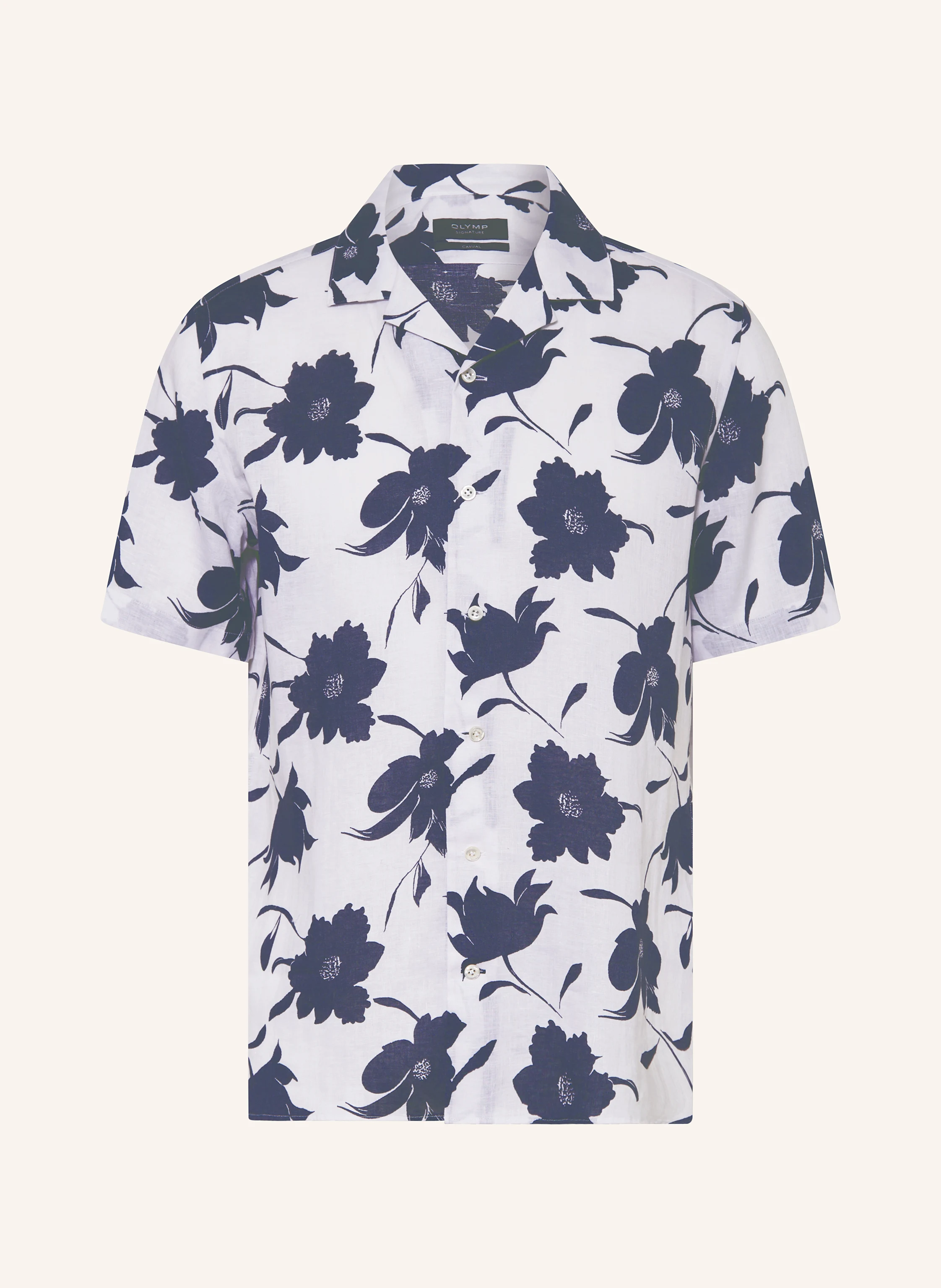 OLYMP SIGNATURE Resorthemd Signature casual fit aus Leinen