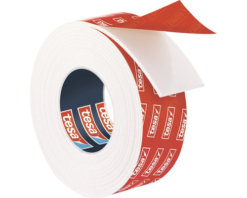 Tesa witte montagetape voor tegels, 1,5 m x 19 mm