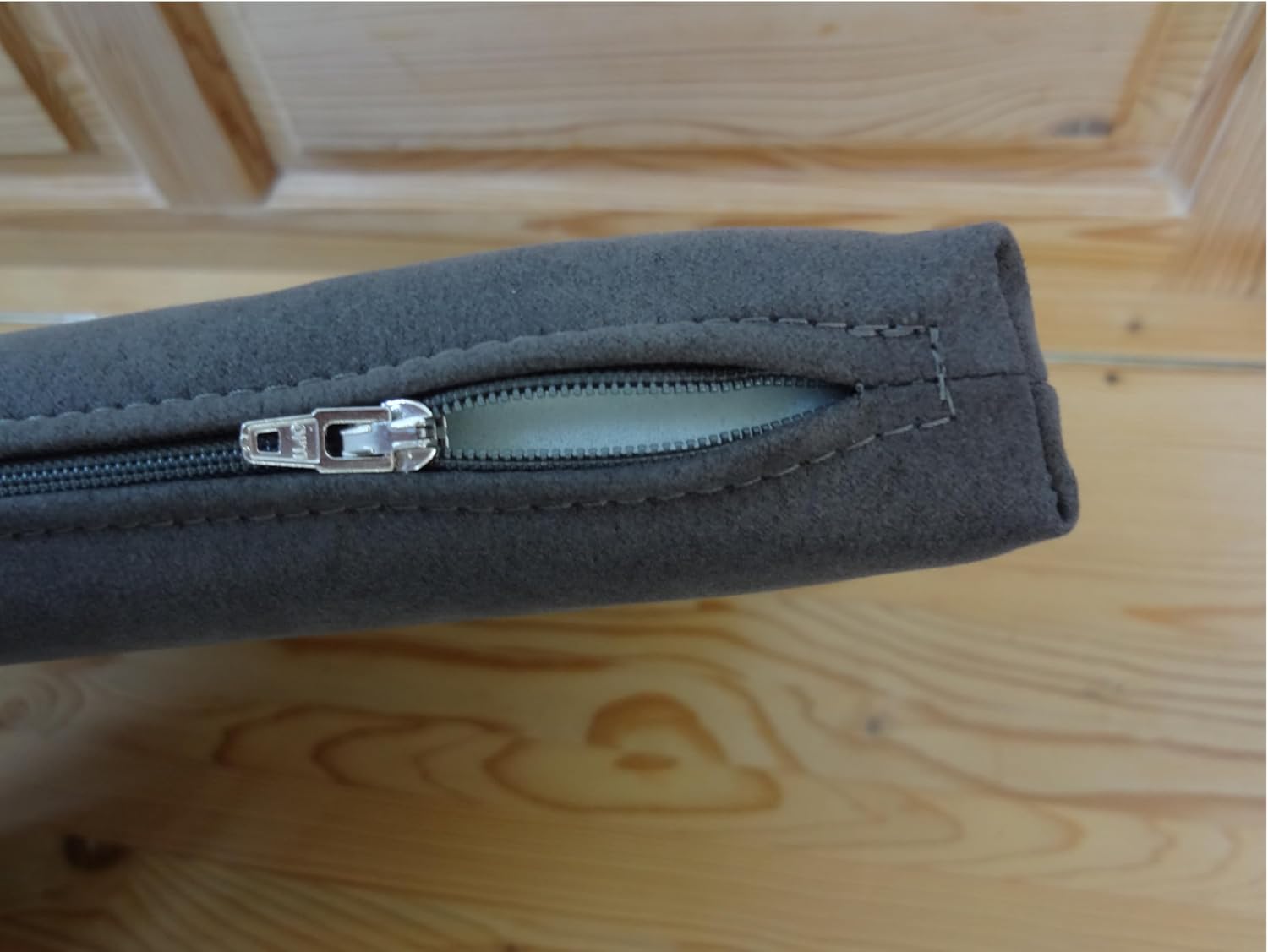 Eckbankauflagen Set 110 cm Lederoptik Anthrazite