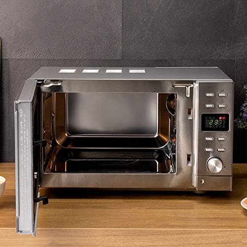 Cecotec Micro ondes numériques sans plaque GrandHeat 2010 Flatbed Steel. Puissance 700 W, Capacité 20 Litres, Grille 900 Watt, 9 Fonctions préréglées, Démarrage rapide, Nettoyage facile. : Cuisine et Maison