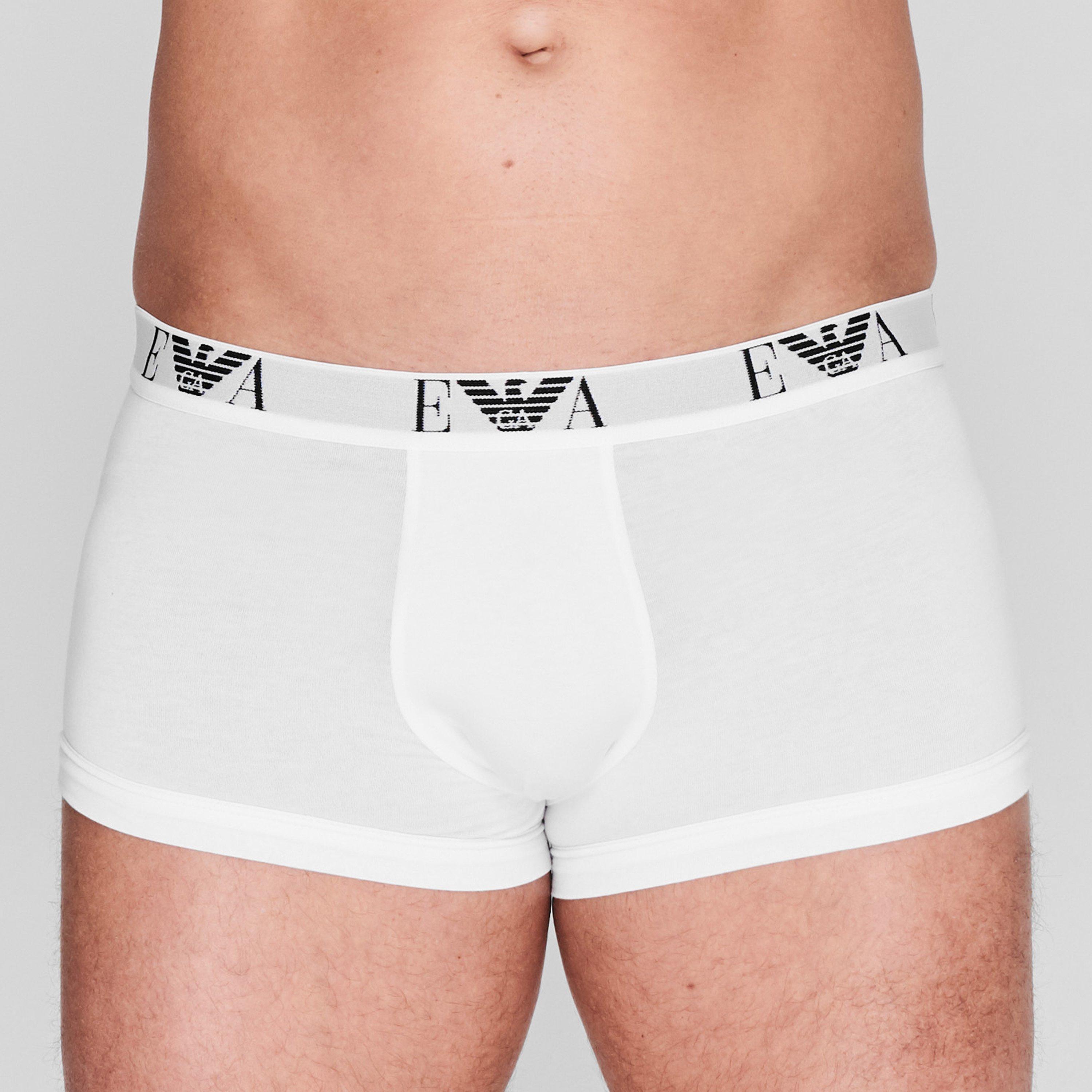 Emporio Armani 3 Pack Logo Trunks