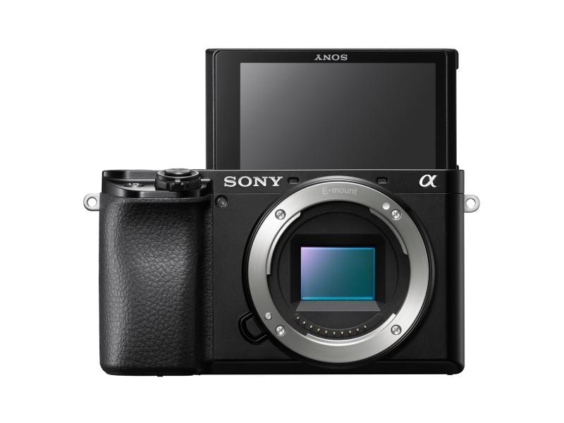 Sony Fotokamera Alpha 6100 Kit 16-50 / 55-210 APS-C-Kamera mit durchgehendem High-Speed-Tracking