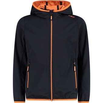 CMP Girls Fix Hood Light Softshelljacke Antracite / Tangeri Kinder