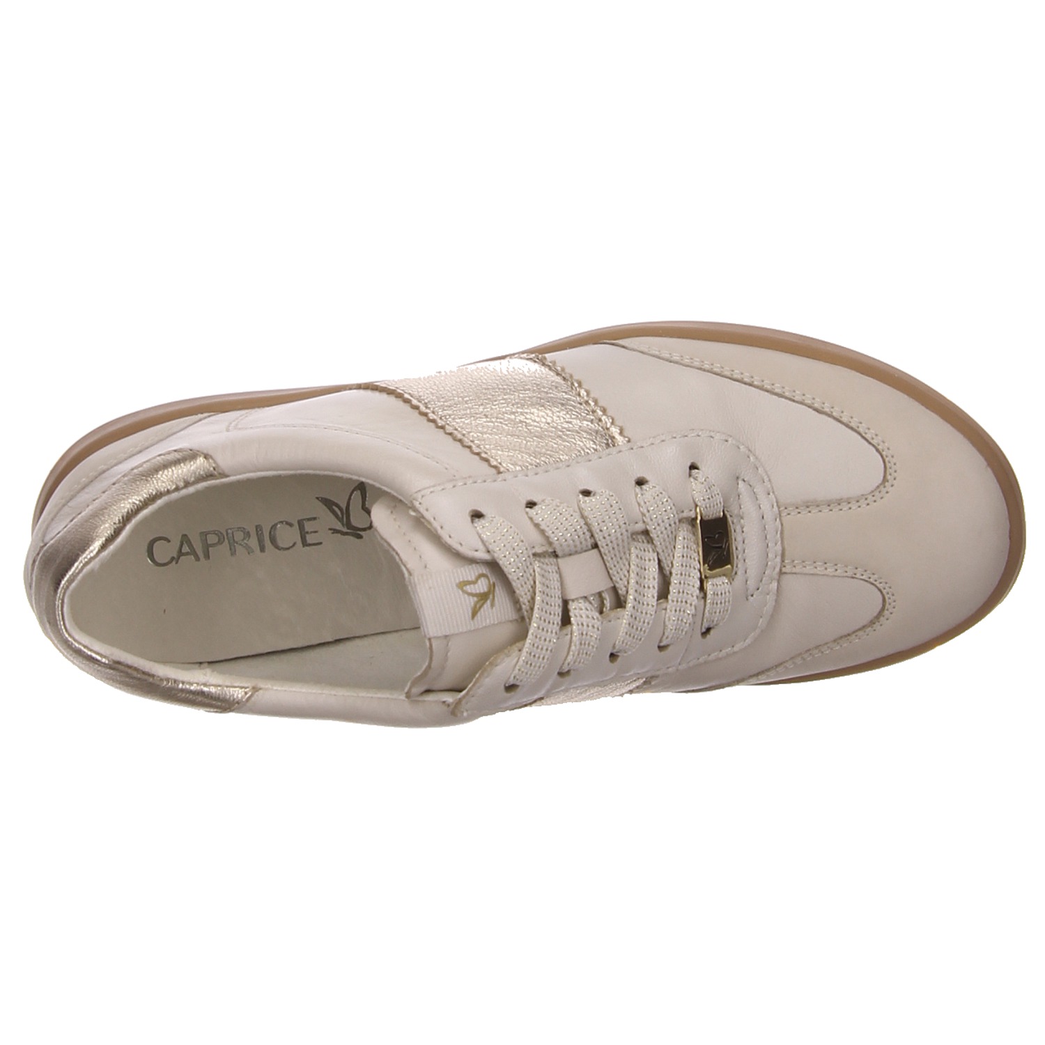 Caprice Schnürschuh offwhite weiss/weiss kombi