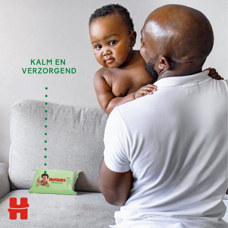 Huggies - Natural Care - Babydoekjes - 56 st