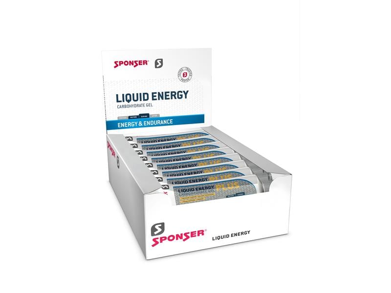 Sponser Liquid Energy 18 x 70g Kohlenhydrat-Gel mit Natrium und Kalium