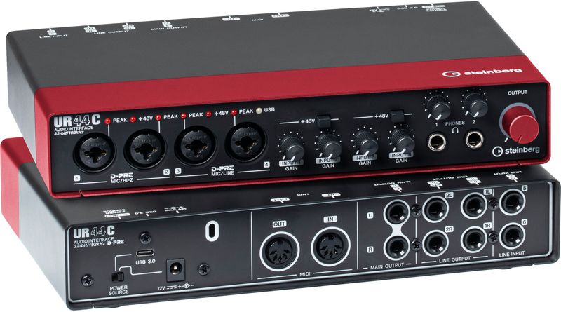 Steinberg - UR44C - Audio Interface - Zwart - Met USB Type-C