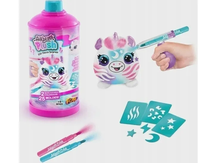 AIRBRUSH PLUSH Mini Mystery Kit assorteret