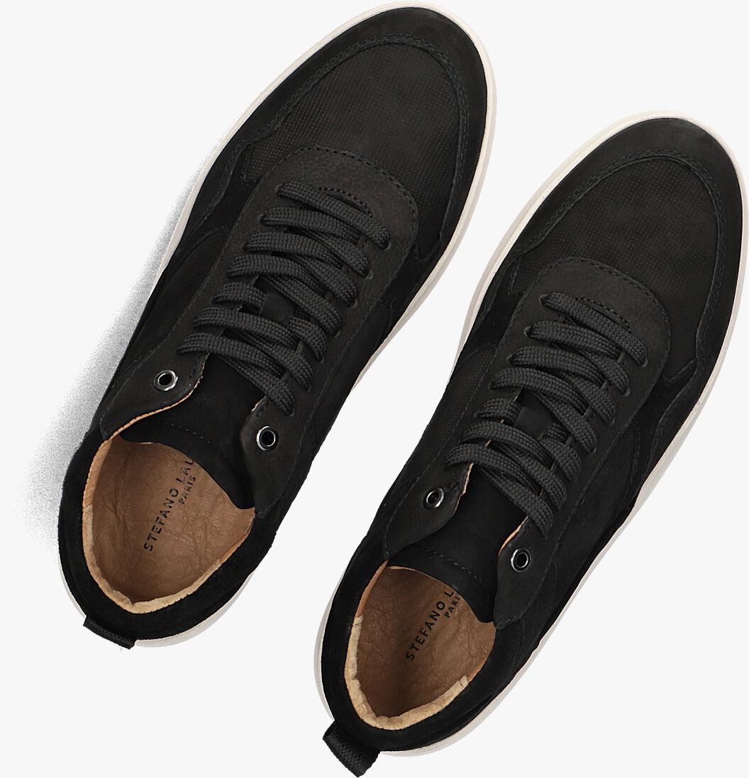 zwarte stefano lauran lage sneakers enzo-65
