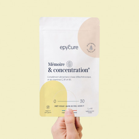Epycure Laboratoire Cure mémoire et concentration 2 mois