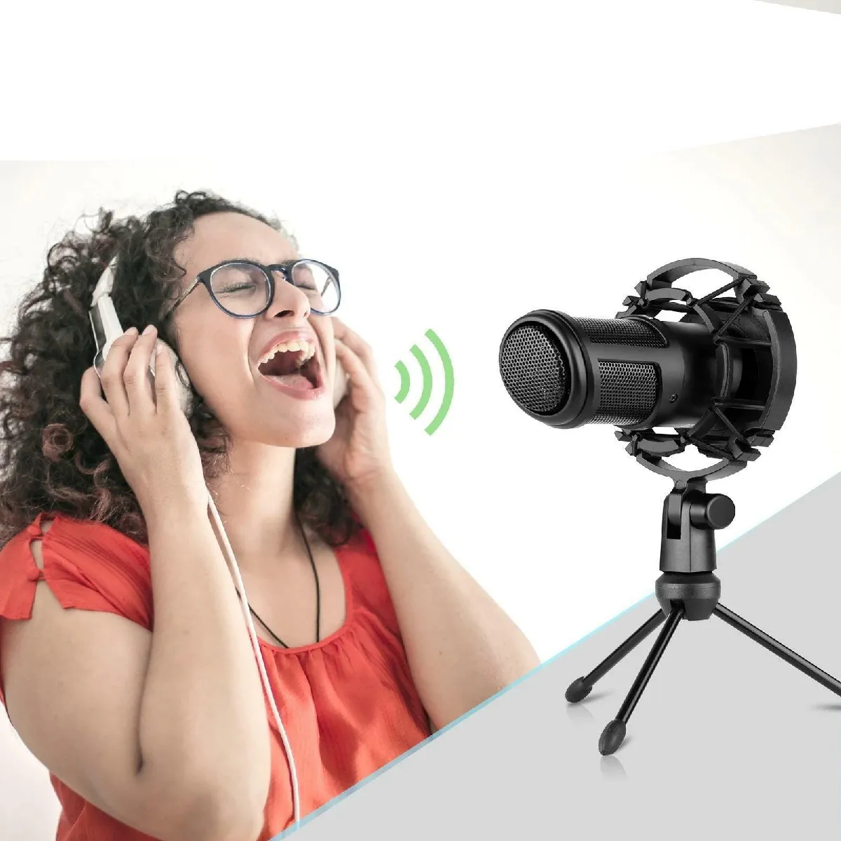 Justgreenbox Side-address Microphone Wired Condenser Cardioid
