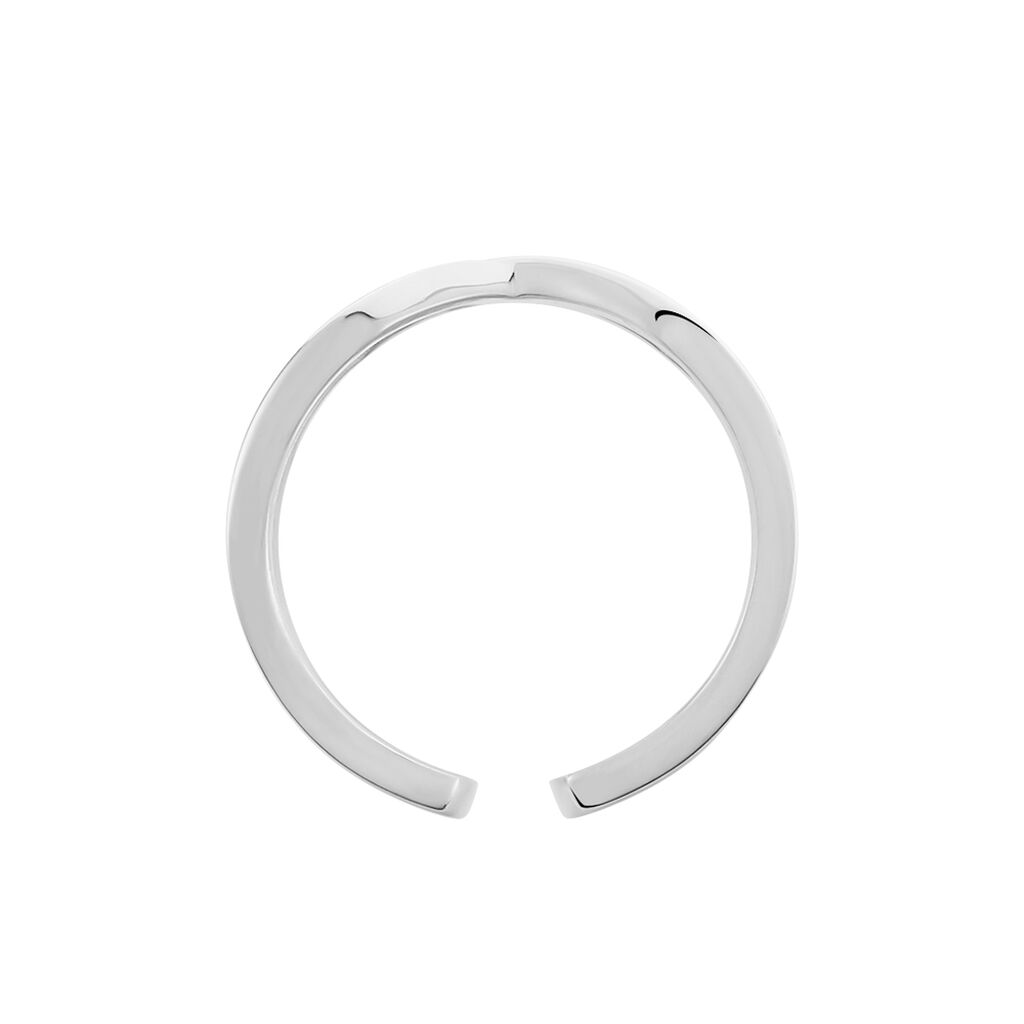 Bague Adelind Acier Blanc