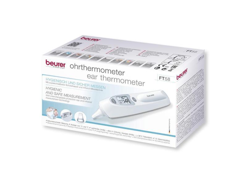 Beurer Infrarot-Fieberthermometer FT58 Ohrthermometer