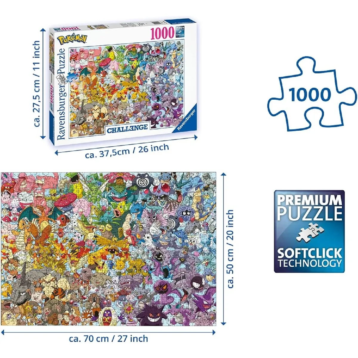 RAVENSBURGER Pokémon Puzzle Challenge Group