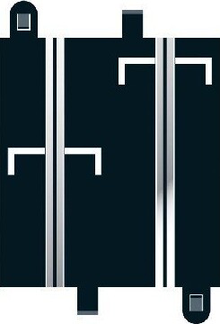 Scalextric Skinner - Starter Grid 1/2 Straight - 2 Stk - C7018