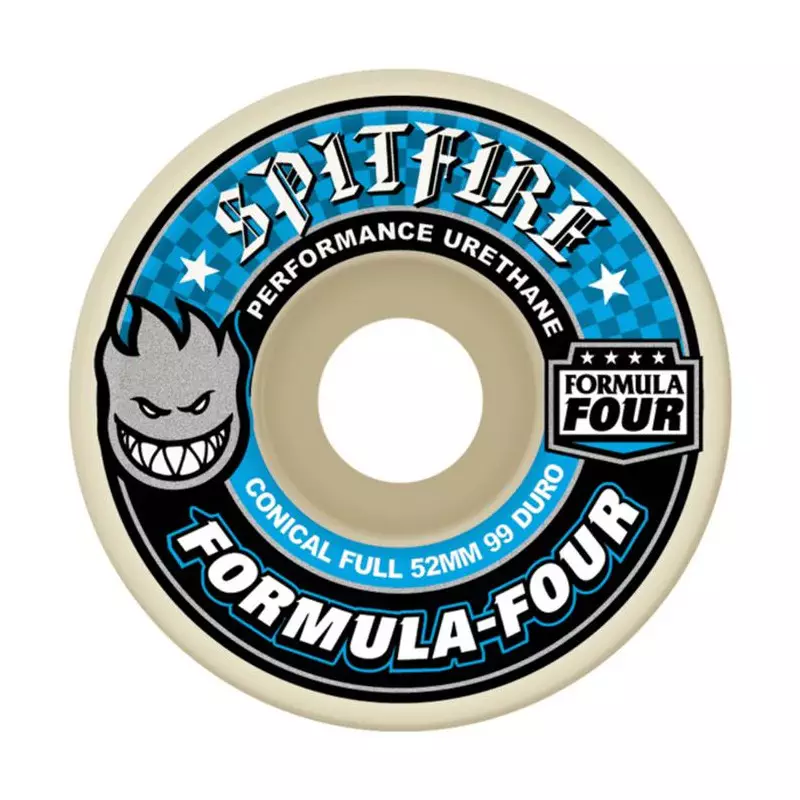 Roues skate SPITFIRE (x4) F4 Concl Full Blanc 99D