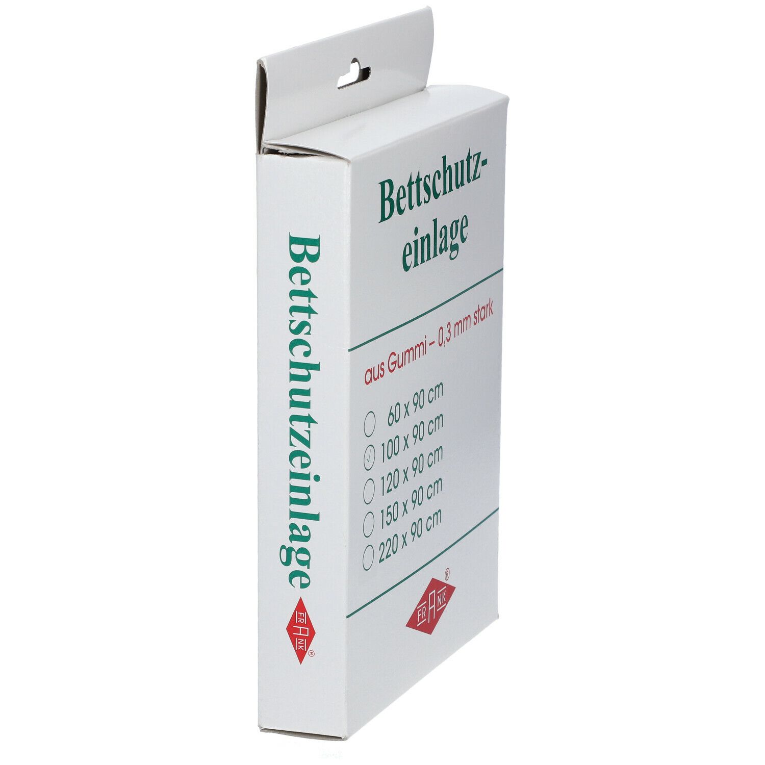 Bettschutzeinlage Gummi 90 cm x 100 cm