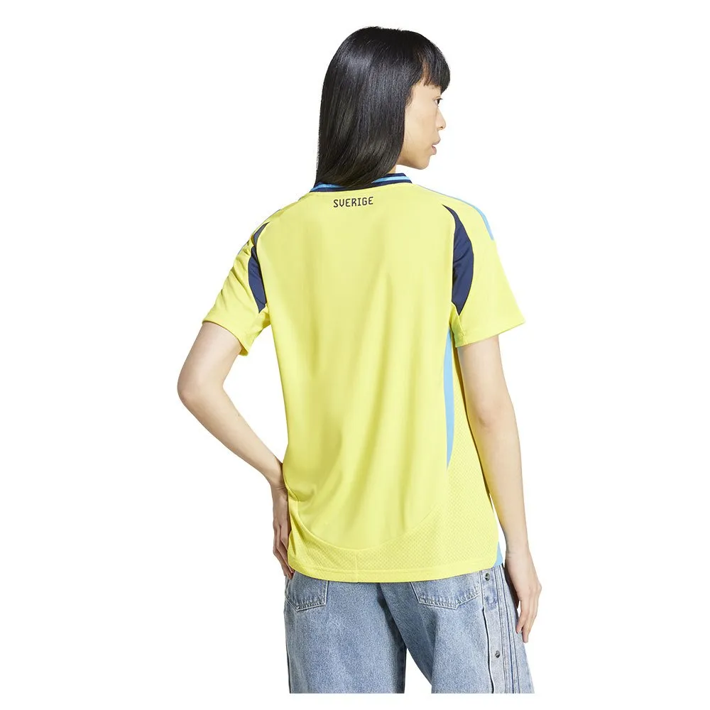 adidas Sweden 23/24 Heim Damen T-Shirt mit kurzen Ärmeln