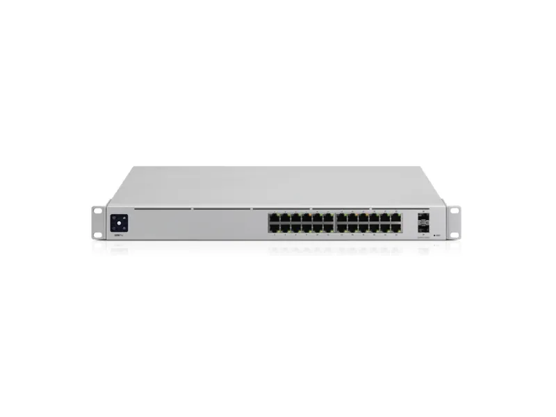 Ubiquiti UniFi Switch USW-Pro-24 - Switch - L3 - Administreret - 24 x 10/100/1000   2 x 10 Gigabit SFP  (uplink) - monterbar på stativ, desktop