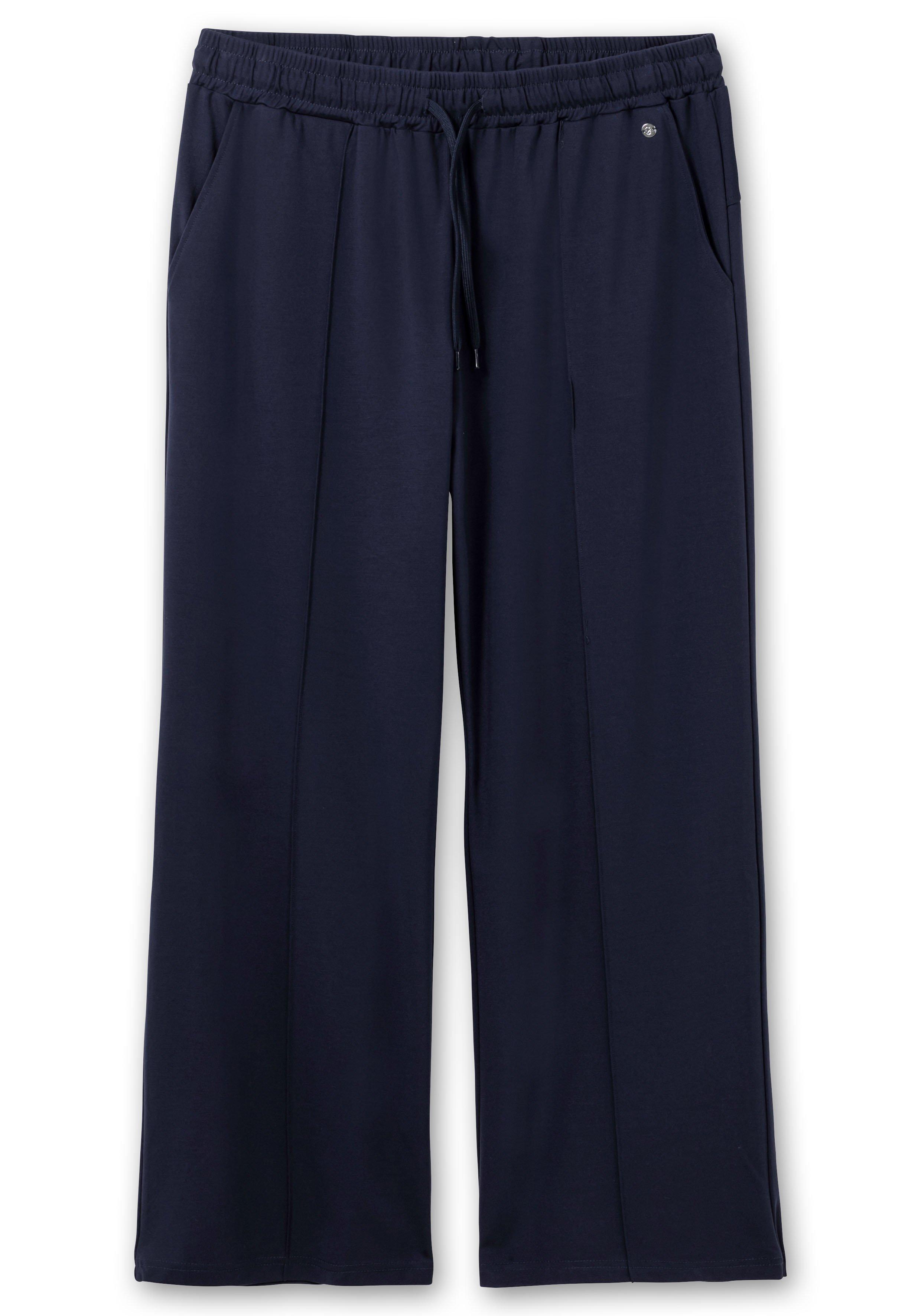 Weite Sporthose mit Teilungsnaht vorn