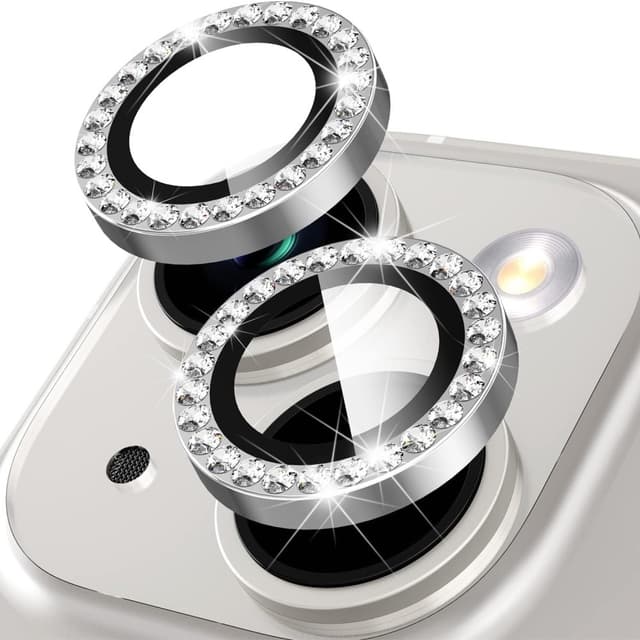 Til iPhone 15 / 15 Plus Lens Glitter