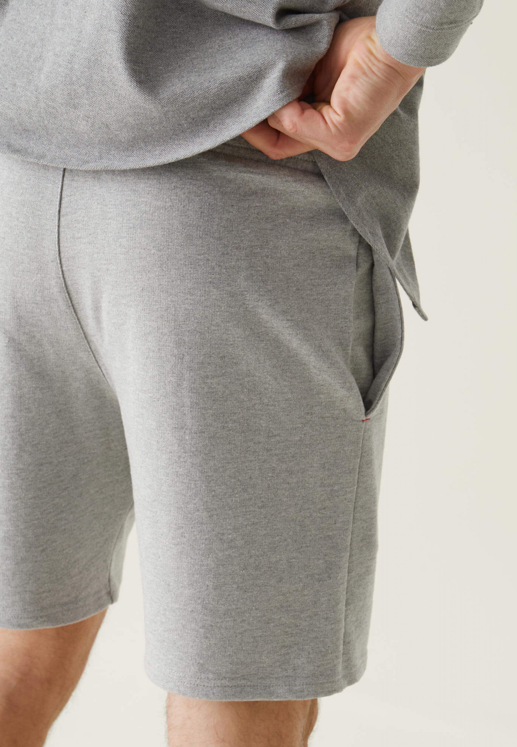 Short en molleton-Dany Gris Chiné