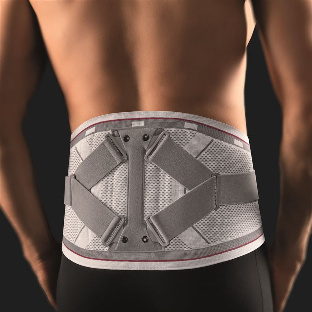 BORT select Stabilo Rückenbandage Gr6 mit Pelotte silbergrau 1 Stk