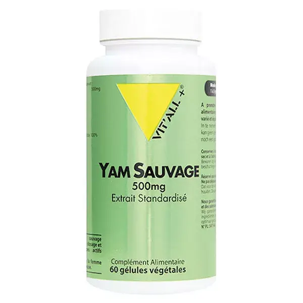 Vit'all+ Inhame Selvagem 500mg 60 cápsulas vegetais