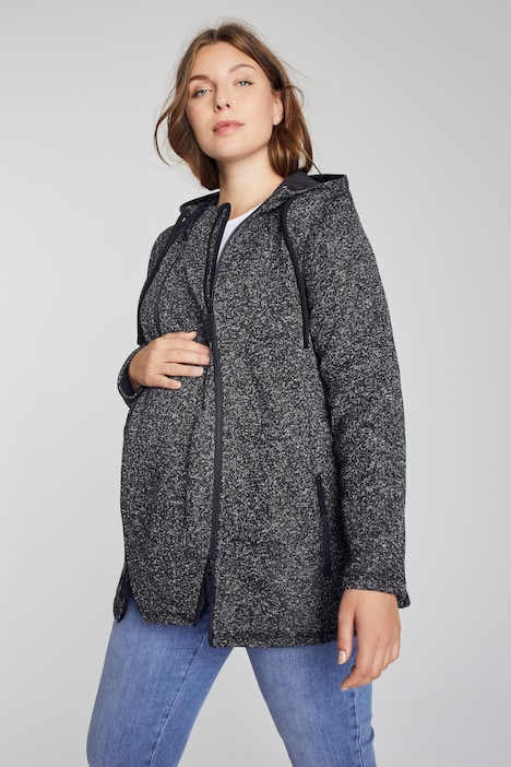 Bellieva-Sweatjacke, herausnehmbarer Einsatz