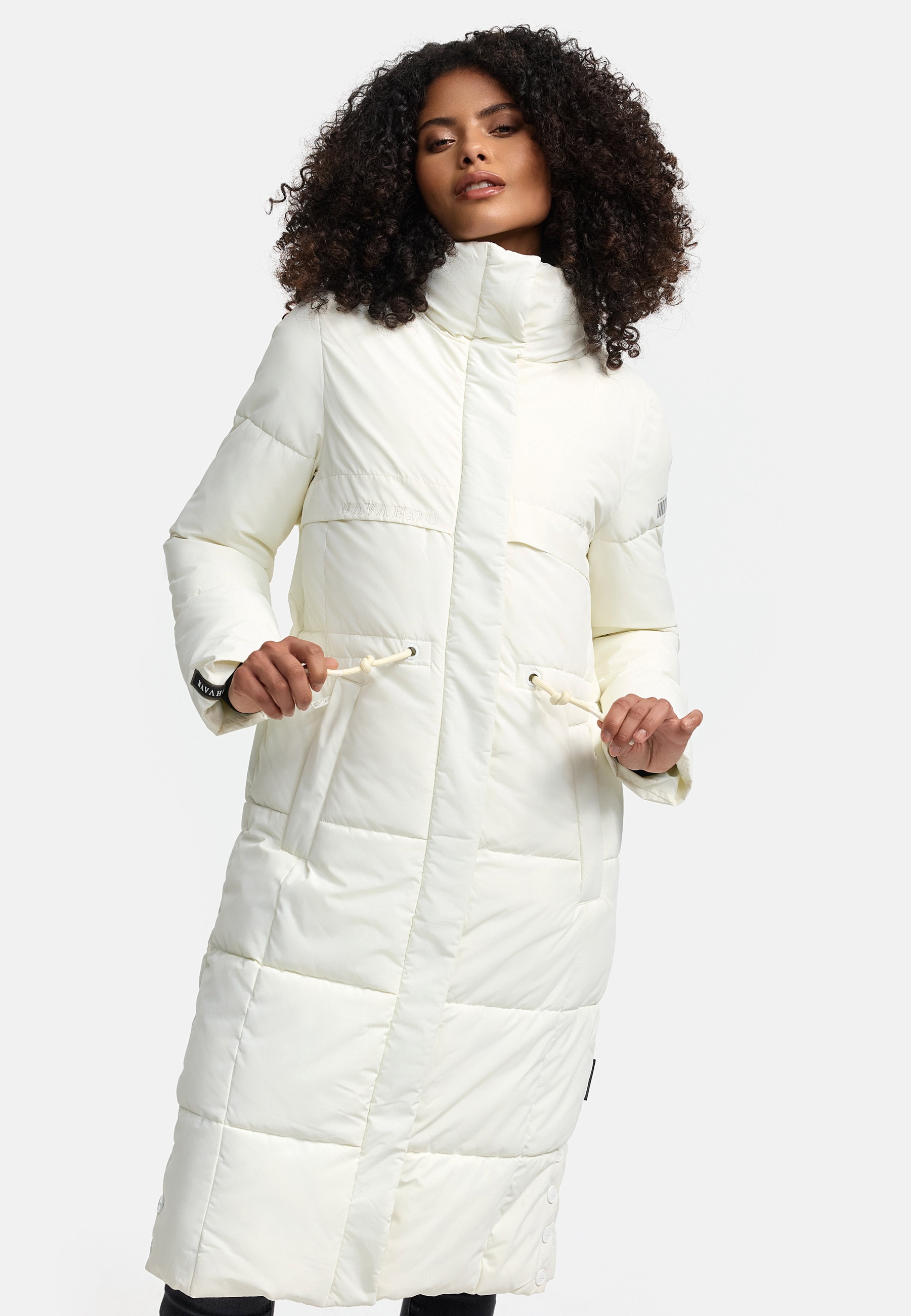 NAVAHOO Damen Winterjacke Parka warm gefüttert Steppjacke Mantel Mit Stehkragen Der Wahnsinn