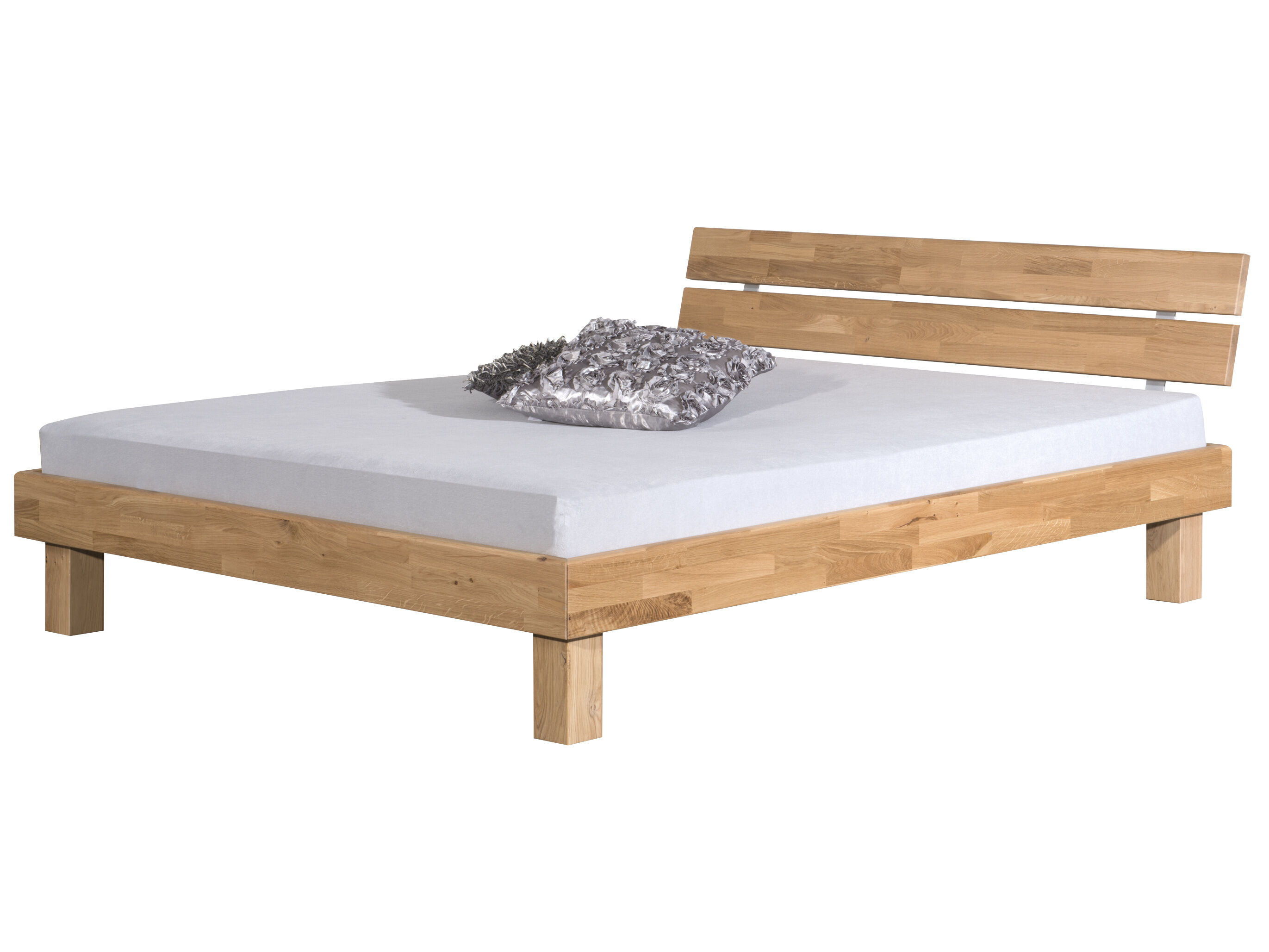 Bett Mondovio Wildeiche massiv